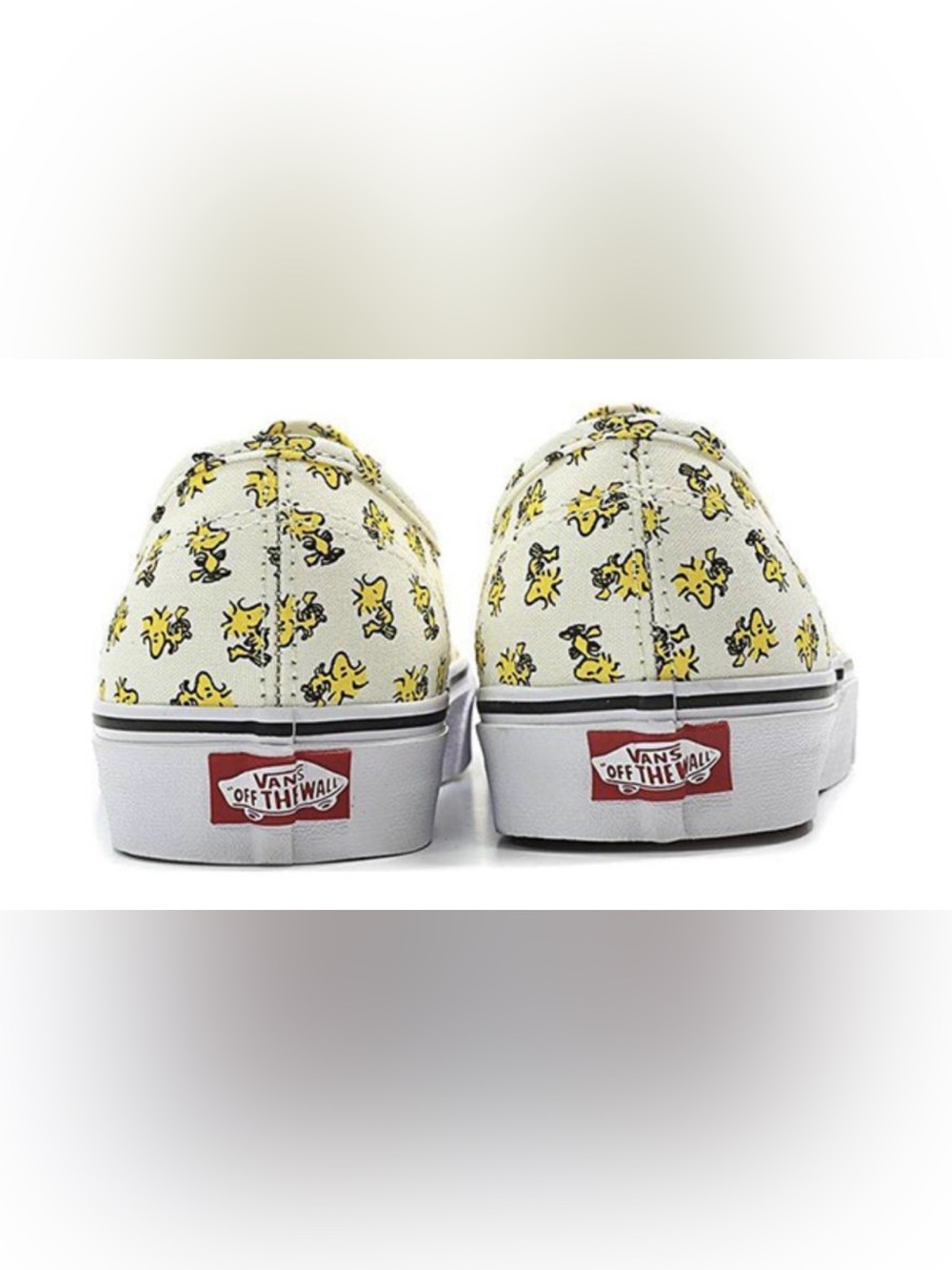Vans x Peanuts 2017 Woodstock Authentic White Yellow Sneakers Women’s 8 Men’s 6 - Picture 2 of 14